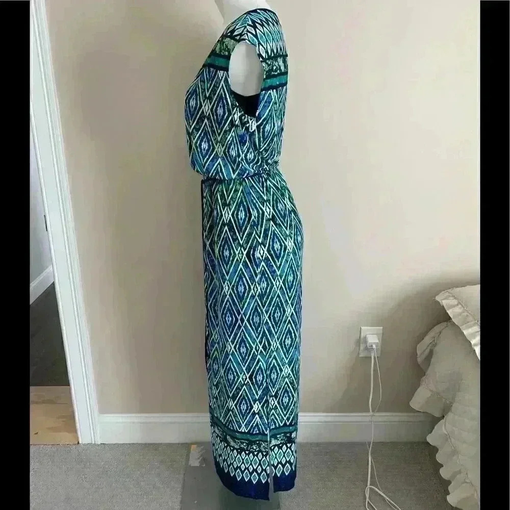 Patterned Maxi Summer Dress - Picture 5 of 11